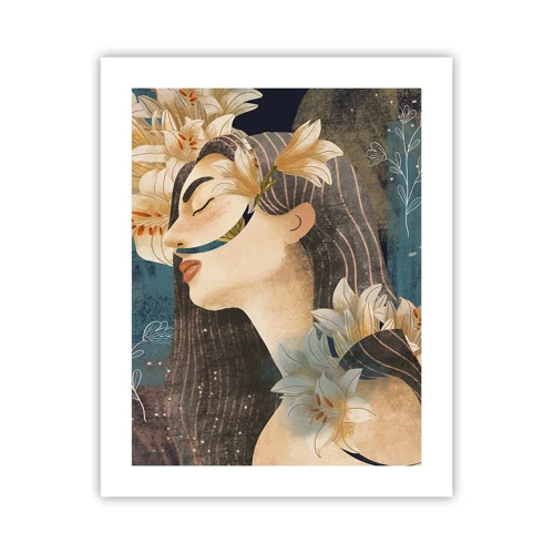 Plakat - Eventyret om prinsessen med liljerne - 40x50 cm