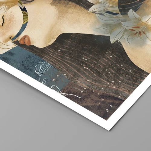 Plakat - Eventyret om prinsessen med liljerne - 50x70 cm