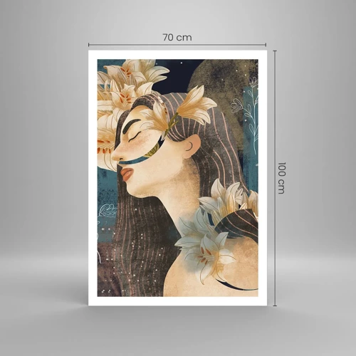 Plakat - Eventyret om prinsessen med liljerne - 70x100 cm