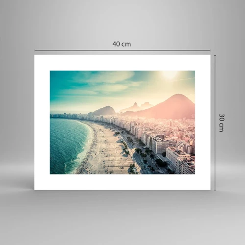 Plakat - Evig ferie i Rio - 40x30 cm