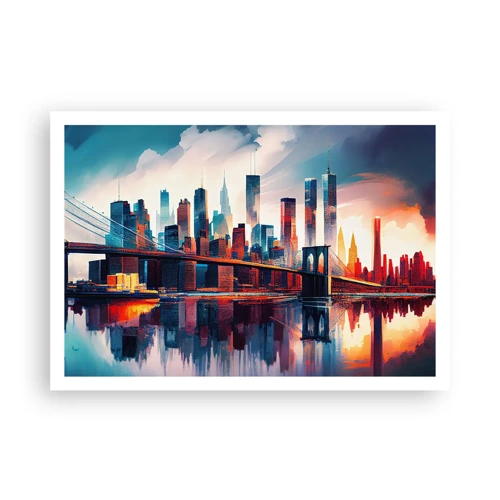 Plakat - Fænomenale New York - 100x70 cm