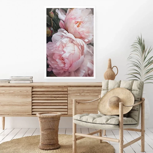 Plakat - Fastlåst i blomstring - 50x70 cm