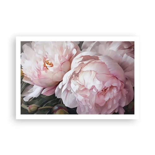 Plakat - Fastlåst i blomstring - 91x61 cm