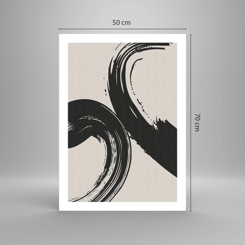 Plakat - Fejende og cirkulær - 50x70 cm