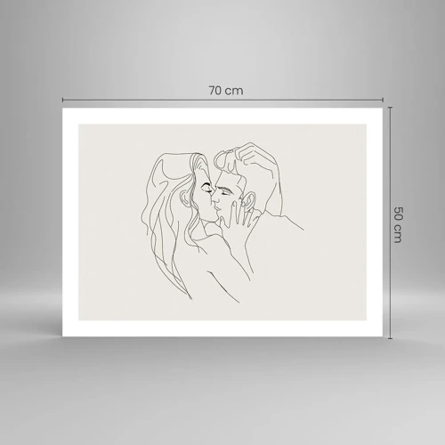 Plakat - Forviklet i følelser - 70x50 cm