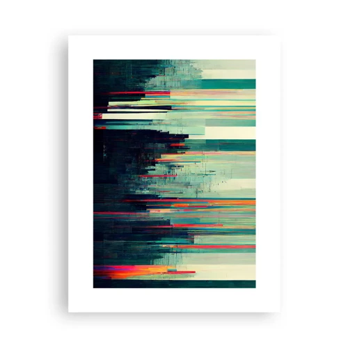 Plakat - Futuristisk by - 30x40 cm