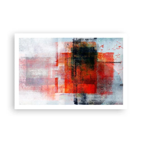 Plakat - Glødende komposition - 91x61 cm
