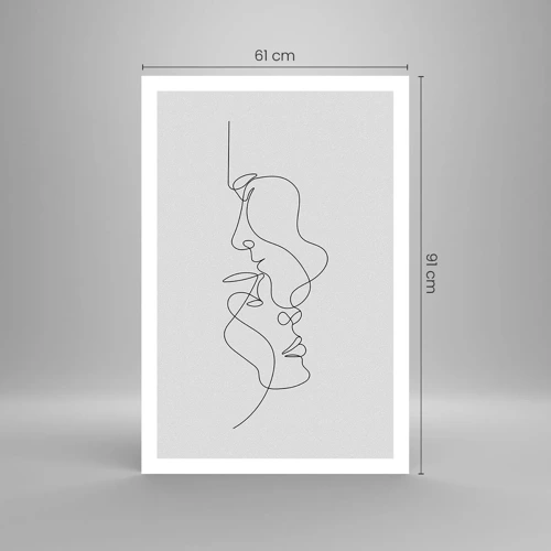 Plakat - Gløderne af glubende begær - 61x91 cm