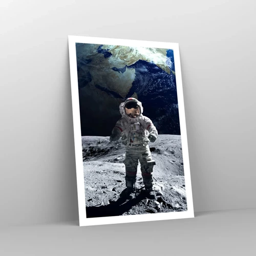 Plakat - Hilsner fra månen - 61x91 cm