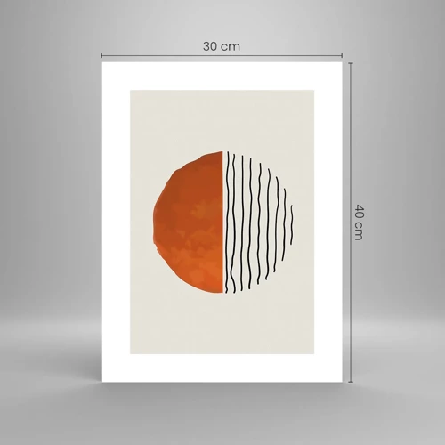 Plakat - I en japansk atmosfære - 30x40 cm