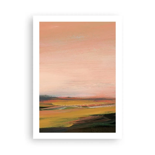 Plakat - I lyserøde toner - 50x70 cm