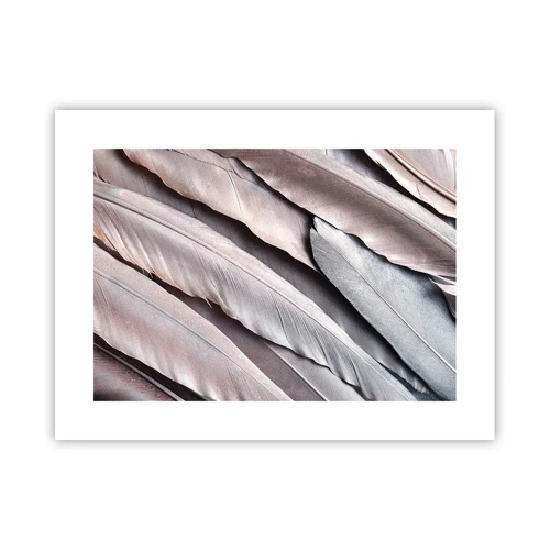 Plakat - I lyserødt sølv - 40x30 cm