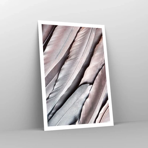 Plakat - I lyserødt sølv - 70x100 cm