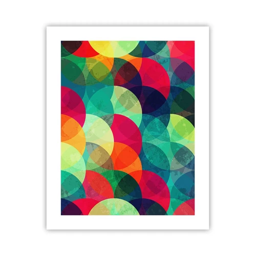 Plakat - Ind i regnbuens opstigning - 40x50 cm