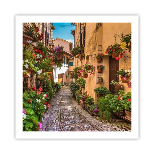 Plakat - Italiensk gyde - 60x60 cm