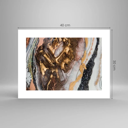 Plakat - Jord element - 40x30 cm