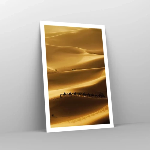 Plakat - Karavane på ørkenens bølger - 61x91 cm