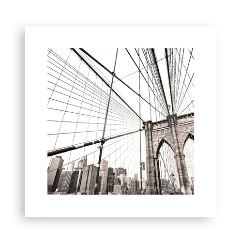 Plakat - Katedralen i New York - 30x30 cm