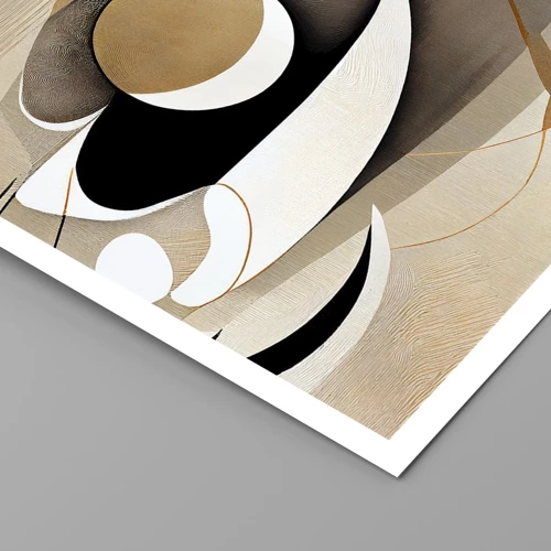Plakat - Komposition: essensen af ting - 100x70 cm