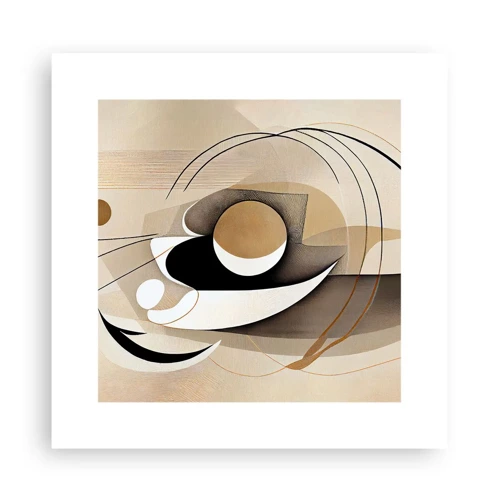 Plakat - Komposition: essensen af ting - 30x30 cm