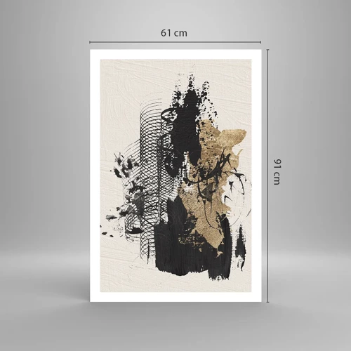 Plakat - Komposition med lidenskab - 61x91 cm