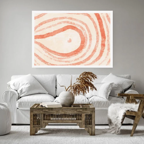 Plakat - Koralcirkler - komposition - 100x70 cm