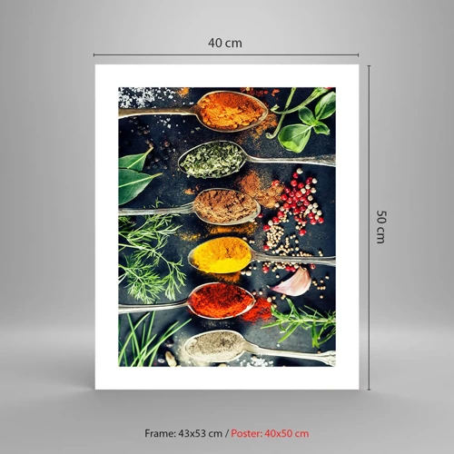 Plakat - Kulinarisk magi - 40x50 cm