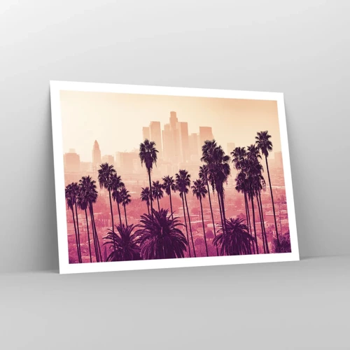 Plakat - Landskab i Californien - 100x70 cm