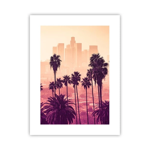 Plakat - Landskab i Californien - 30x40 cm