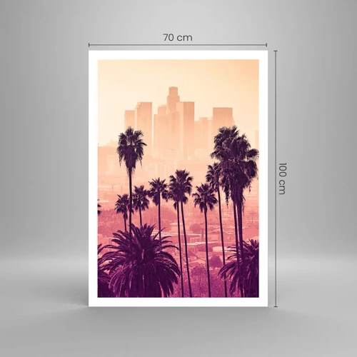 Plakat - Landskab i Californien - 70x100 cm