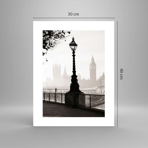 Plakat - London morgen - 30x40 cm