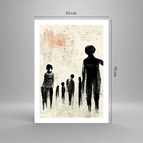 Plakat - Mod ensomhed - 50x70 cm