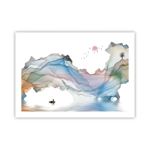 Plakat - Mod krystalbjergene - 70x50 cm
