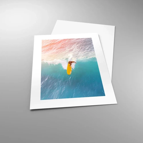 Plakat - Ocean rytter - 30x40 cm