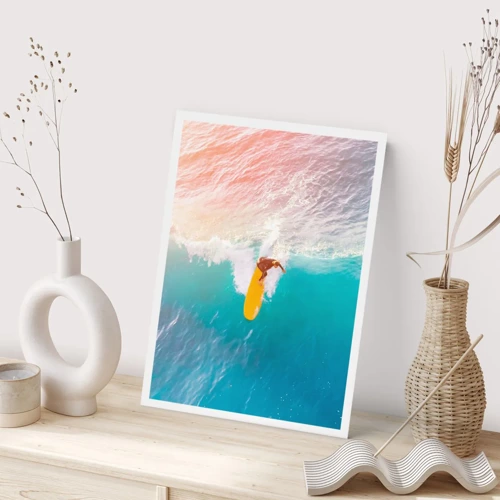 Plakat - Ocean rytter - 50x70 cm