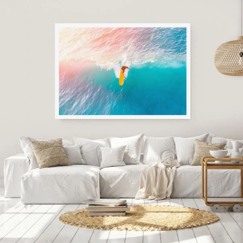 Plakat - Ocean rytter - 70x50 cm