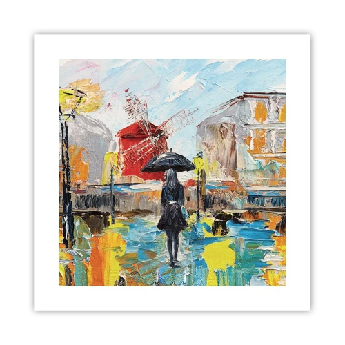 Plakat - Parisiske legender - 40x40 cm