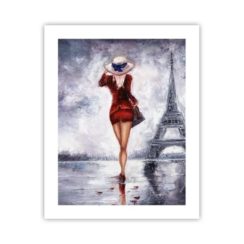 Plakat - Parisiske symboler - 40x50 cm