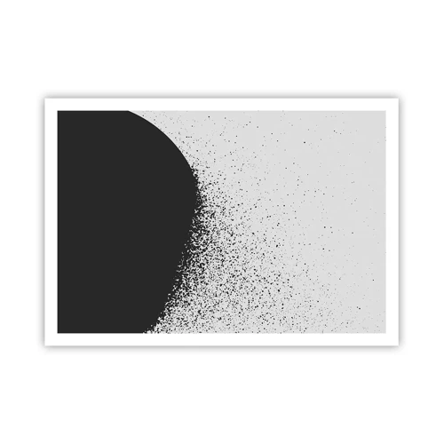 Plakat - Partikelbevægelse - 100x70 cm
