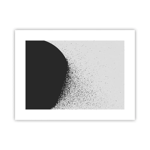 Plakat - Partikelbevægelse - 40x30 cm