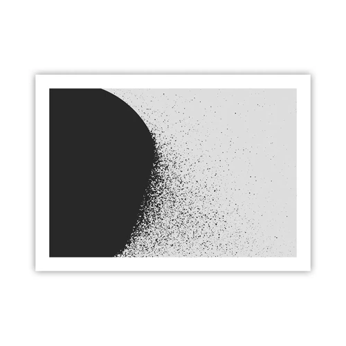 Plakat - Partikelbevægelse - 70x50 cm