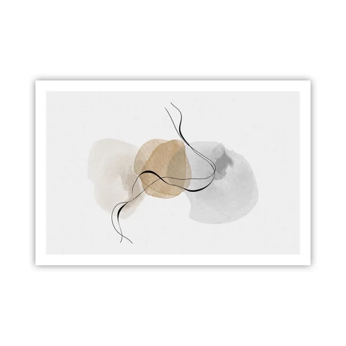 Plakat - Perler i luften - 91x61 cm