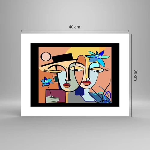 Plakat - Picassos randez vous - 40x30 cm