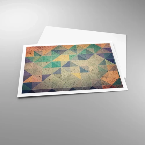Plakat - Republikken trekanter - 100x70 cm