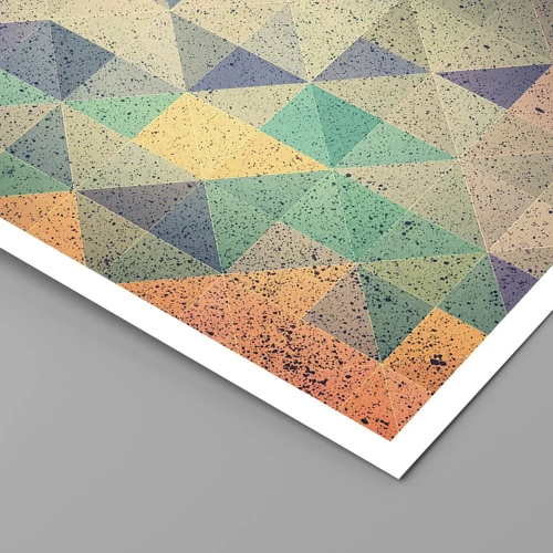 Plakat - Republikken trekanter - 40x40 cm