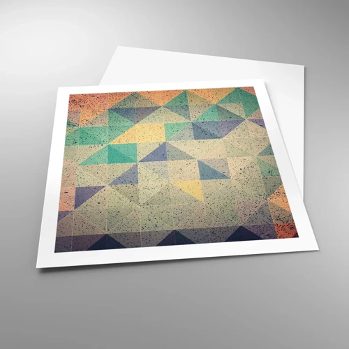 Plakat - Republikken trekanter - 60x60 cm