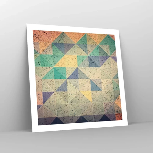 Plakat - Republikken trekanter - 60x60 cm