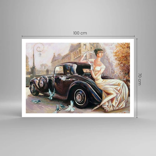 Plakat - Retro elegance - 100x70 cm