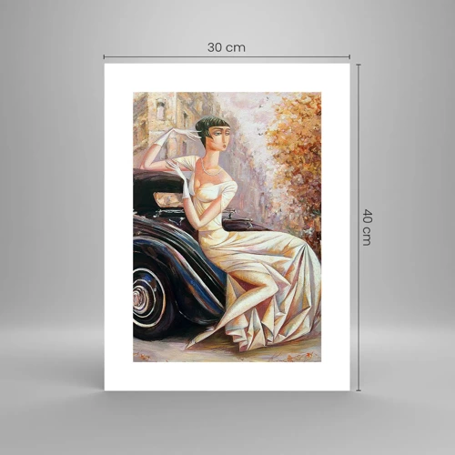 Plakat - Retro elegance - 30x40 cm