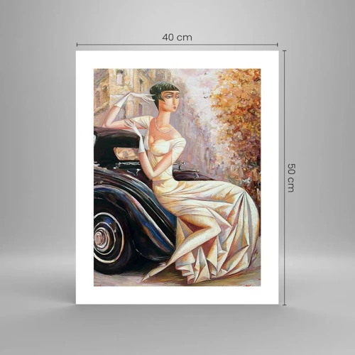 Plakat - Retro elegance - 40x50 cm